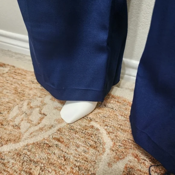 Vintage Wiggle Worm Blue White Jumpsuit Size 13 - Picture 10 of 12